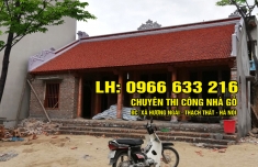 NHÀ GỖ XOAN 4 GIAN CỔ TRUYỀN