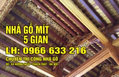 NHÀ GỖ MÍT ĐẸP NHẤT